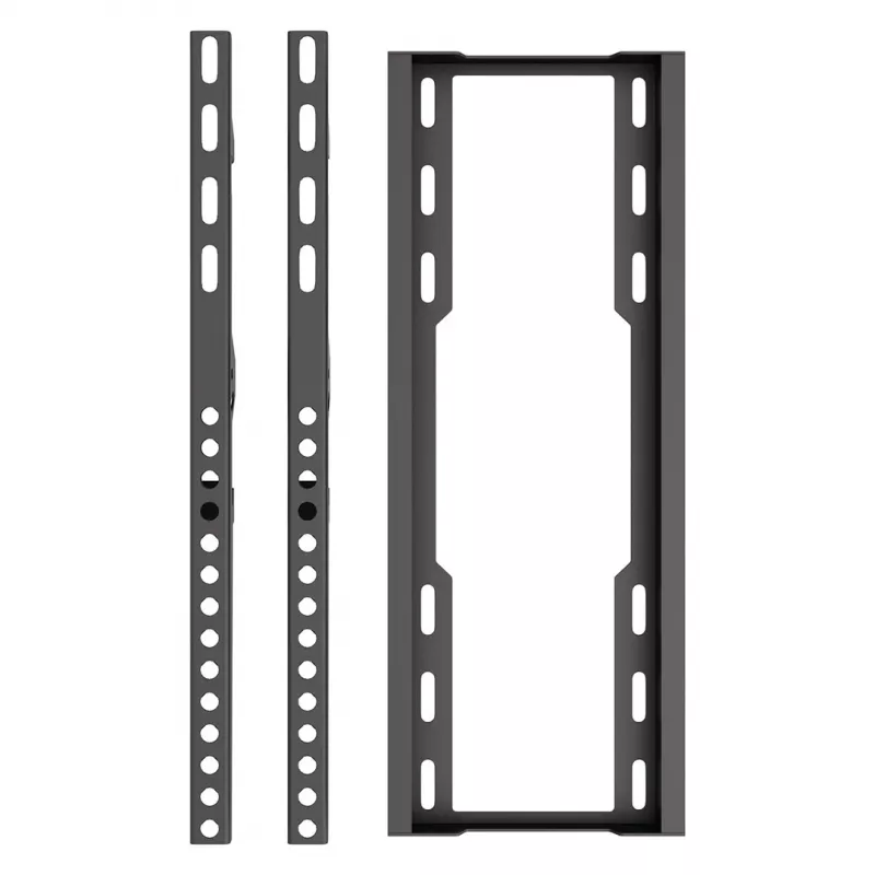 MACLEAN MC-187 Pakreipiamas TV laikiklis prie sienos, skirtas 32–75 colių ekranams, VESA iki 400x400, 45 kg, juodas