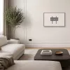 MACLEAN MC-189 pakreipiamas TV sieninis laikiklis 13-43 colių ekranams, VESA 200x200, 45 kg, juodas