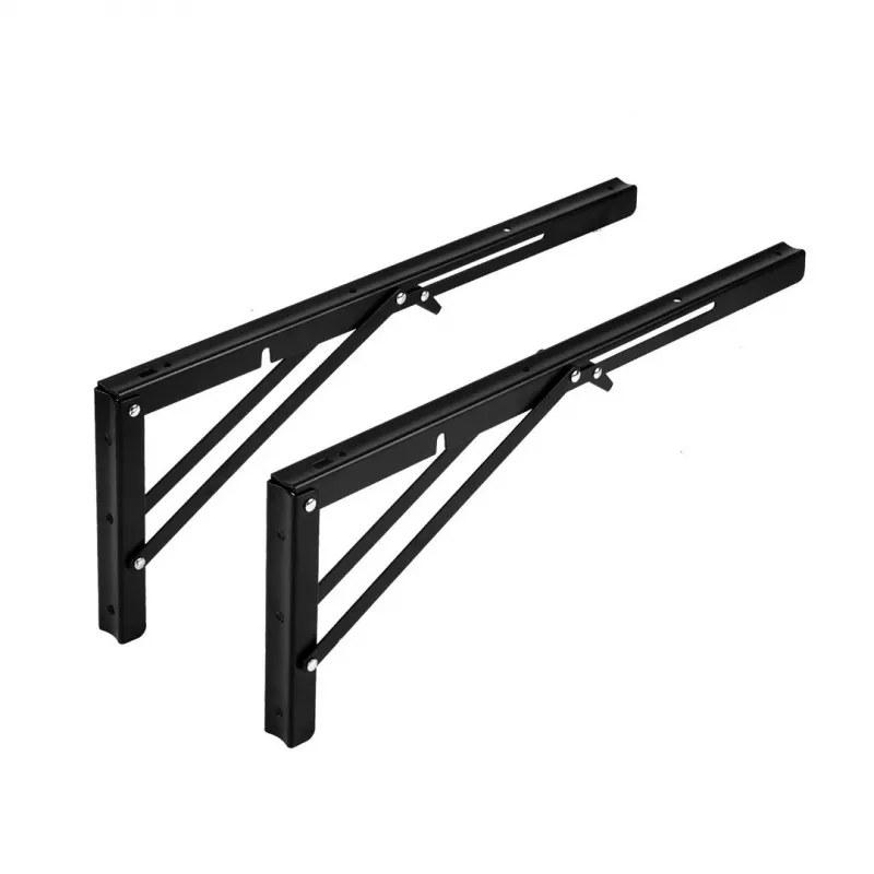 MACLEAN MC-195 Sulankstomas sieninis lentynos laikiklis, pora, baltas, plieninis, 60kg
