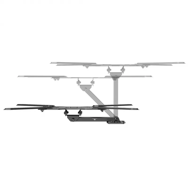 Maclean MC-758 N Fiksuotas sieninis laikiklis 23-65 colių televizoriams ir monitoriams, 30 kg, VESA 400x400, juodas