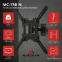 Maclean MC-758 N Fiksuotas sieninis laikiklis 23-65 colių televizoriams ir monitoriams, 30 kg, VESA 400x400, juodas