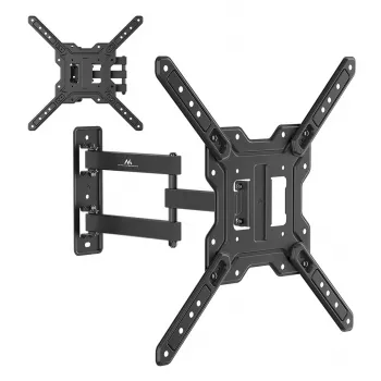 Maclean MC-759 N Fiksuotas TV / monitoriaus laikiklis prie sienos 23–65 inch ekranams, 30 kg, VESA iki 400x400, juodas