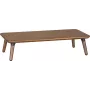 Maclean Wooden Monitor / Laptop Stand, (500x240x120mm), juodas riešutmedis, max. 20kg, MC-930