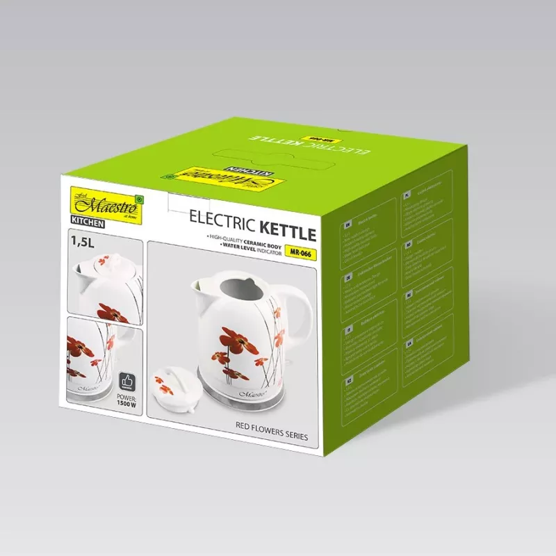 Maestro MR-066 Keraminis virdulys Raudonas 1.5L 1200W