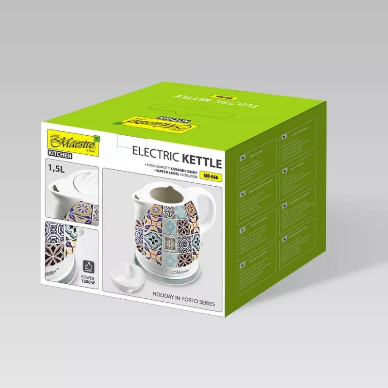 Maestro MR-066 Ceramika Elektrinis virdulys 1.7L 2200W Mėlynas