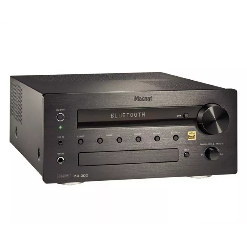 MAGNAT MC-200 Stereo stiprintuvas su Bluetooth 5.0, Wi-Fi, DAB+ ir Phono MM įėjimu