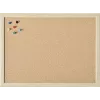 MAGNETOPLAN HOLTZ kamštinė lenta su mediniu rėmu 800 x 600 mm, natūralus kamštis, prie sienos tvirtinama smeigtukų lenta užrašams, priminimams ir nuotraukoms (121923)