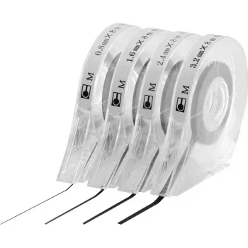 MAGNETOPLAN HOLTZ Zeichenband savaiminio lipnumo žymėjimo juosta, juoda, 1,6 mm x 8 m, skirta lentoms ir planavimo lentoms (40102)