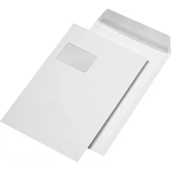 MAILMEDIA Elepa - rössler kuvert SECURITEX® siuntimo vokas C4 su langeliu, 130 gsm, savaiminio klijavimo, 100 vienetų (30001204)