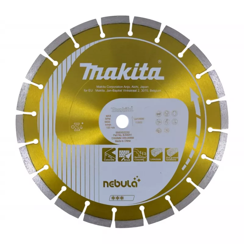 Makita B-54031 X-LOCK Diamond Cutting Disc 125 mm