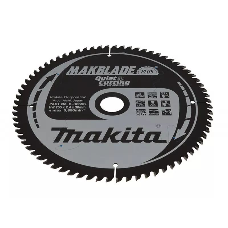 MAKITA Diskinis pjūklo diskas 255x30x72Z Makblade Plus Wood