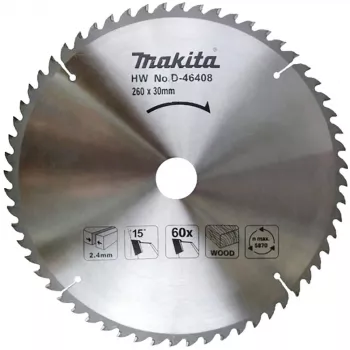 Makita D-46408 Diskinis pjūklo diskas 190mm 40 dantys TCT ATB Fine Cut Makforce