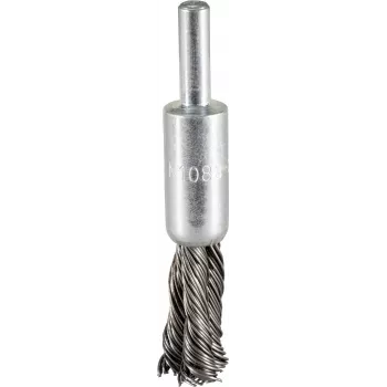Makita D-73835 Kūginis plieninis vielinis šepetys, 12 mm, 6 mm apvalus kotas, 25 000 RPM