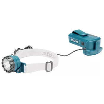Makita DEBDML800 18V LXT LED darbinė lempa su 12 LED, 750 liumenų, 360° galvos sukimu, tik įrankis