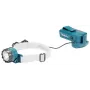 Makita DEBDML800 18V LXT LED darbinė lempa su 12 LED, 750 liumenų, 360° galvos sukimu, tik įrankis