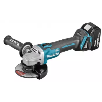 Makita DGA506RTJ 18V LXT bešepetėlis akumuliatorinis kampinis šlifuoklis 125mm 8500 RPM