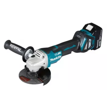 Makita DGA518RTJU belaidis kampinis šlifuoklis 125 mm 8500 RPM 18V 5.0Ah Li-Ion