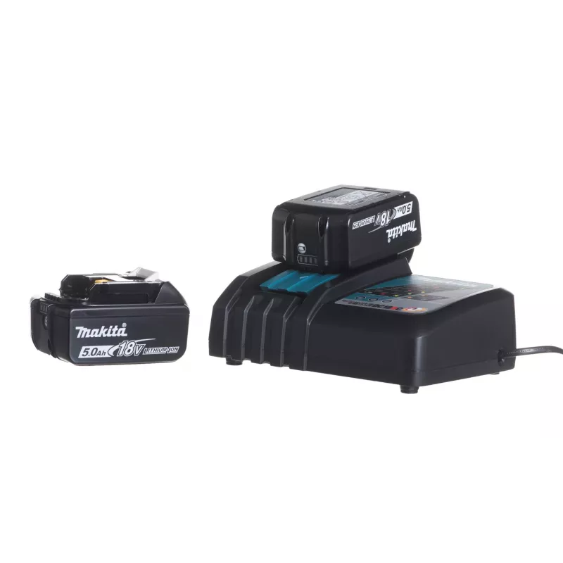 MAKITA DJR186RTE 18V LXT bešepetėlis pjūklas su 2x 5.0Ah akumuliatoriais, greituoju įkrovikliu ir Makpac dėklu