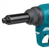 Makita DRV150ZJ 18V LXT šepetėlis belaidis kniedijimo įrankis (tik įrankis, 10 kN, 2,4-4,8 mm, Makpac dėklas)