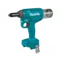 Makita DRV150ZJ 18V LXT šepetėlis belaidis kniedijimo įrankis (tik įrankis, 10 kN, 2,4-4,8 mm, Makpac dėklas)
