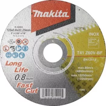 Makita E-22953 pjovimo diskas plienui, 125 mm, 1 vnt.