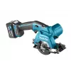Makita HS301DSME 12V Max CXT belaidis diskinis pjūklas 85 mm su 2x 4.0 Ah akumuliatoriais, įkrovikliu ir Makpac dėklu