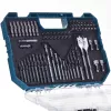 Makita ME-15126 18V LXT belaidis kombinuotas gręžtuvas-suktuvas su 70 dalių antgalių rinkiniu, 2 akumuliatoriais, įkrovikliu ir kietu dėklu