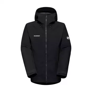 Mammut Crater IV HS Hooded Striukė Vyriška Juoda - GORE-TEX 3L Neperšlampamas apvalkalas