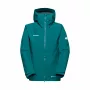 Mammut Crater IV HS Hooded vyriška kieto apvalkalo lietaus striukė Deep Teal