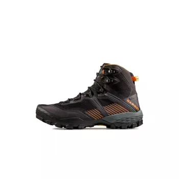 Mammut Ducan II High GTX vyriški žygiavimo batai juodi-tamsiai oranžiniai