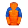 Mammut Eiger Nordwand Pro Down Parka Vyriškas – Eiger Orange / Eiger Blue, 800-Fill Goose Down, Pertex Quantum