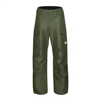 Mammut Fall Line HS Thermo vyriškos izoliuotos slidinėjimo kelnės Dark Marsh