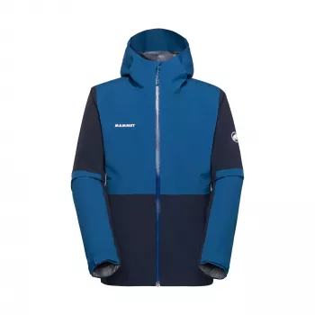 Mammut Linard Guide HS Hooded Jacket Men's Marine/Tschiel Size L