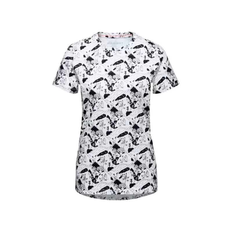 Mammut Massone Climbing Scene Women's T-Shirt White-Black