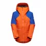 Mammut Nordwand Advanced HS moteriška striukė su gobtuvu Eiger oranžinė-Eiger mėlyna