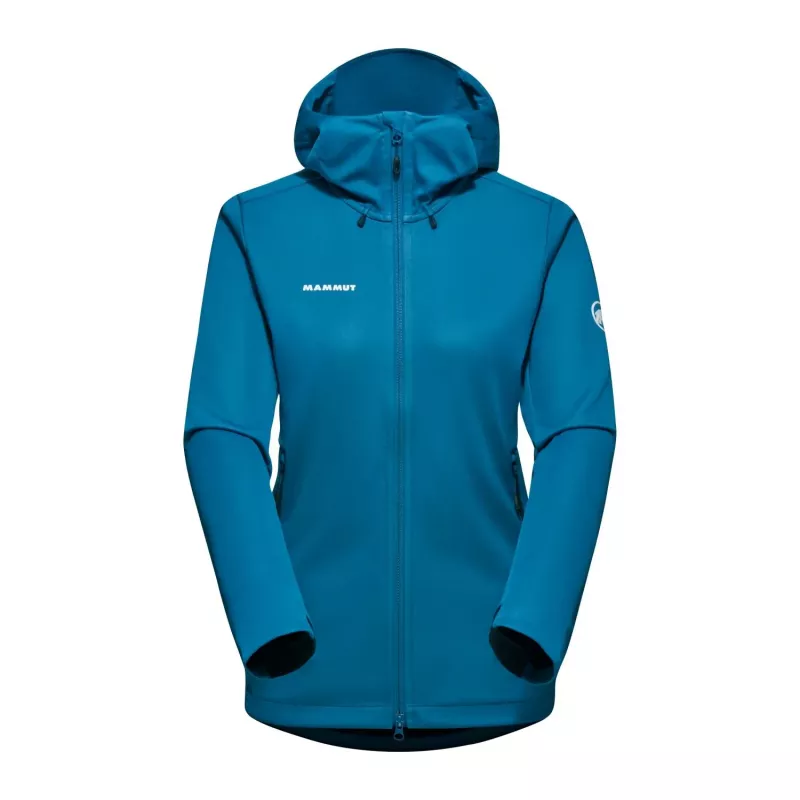 Mammut Ultimate VII SO Hooded Jacket Women Deep Ice
