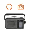 Manta MARDI919BK San Remo Black nešiojamas radijo imtuvas su Bluetooth, FM/AM, USB, SD kortele, AUX