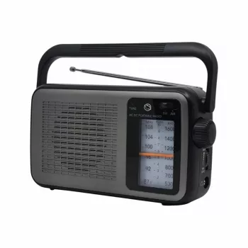 Manta MARDI919BK San Remo Black nešiojamas radijo imtuvas su Bluetooth, FM/AM, USB, SD kortele, AUX