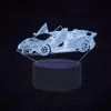 Manta SNL64RGB LED lempa, dekoratyvinis apšvietimas automobiliui, 3D RGB