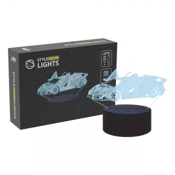 Manta SNL64RGB LED lempa, dekoratyvinis apšvietimas automobiliui, 3D RGB