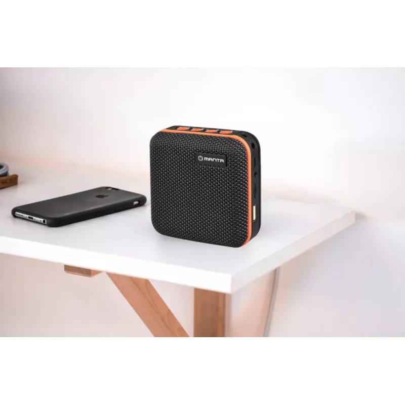 Manta SPK01GO nešiojamas Bluetooth garsiakalbis auksinis
