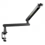 Maono BA92 Boom Arm (Juoda) - Reguliuojama mikrofono žirklinė rankena su stalo spaustuku ir grommet laikikliu
