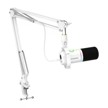 Maono PD200XS dinaminis mikrofonas su USB-C ir XLR, kardioidinis, baltas