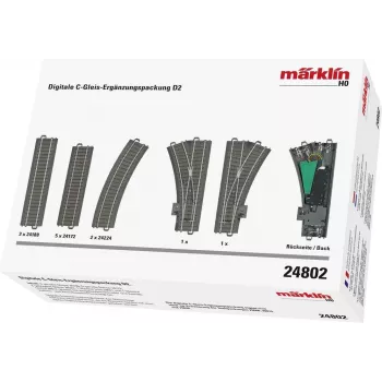 Märklin 24802 H0 C-Gleis lenktas bėgis R2 15° (1 vnt.)