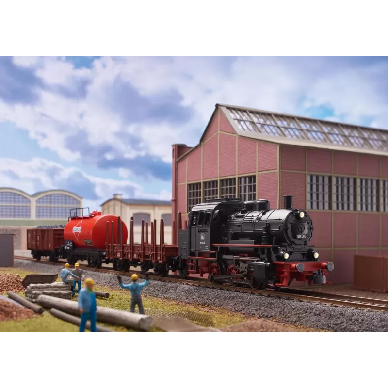 Märklin 29890 skaitmeninis pradinis rinkinys su krovininiu traukiniu ir BR 89.0 garvežiu, C-Track, Mobile Station, H0 mastelis (1:87), III era