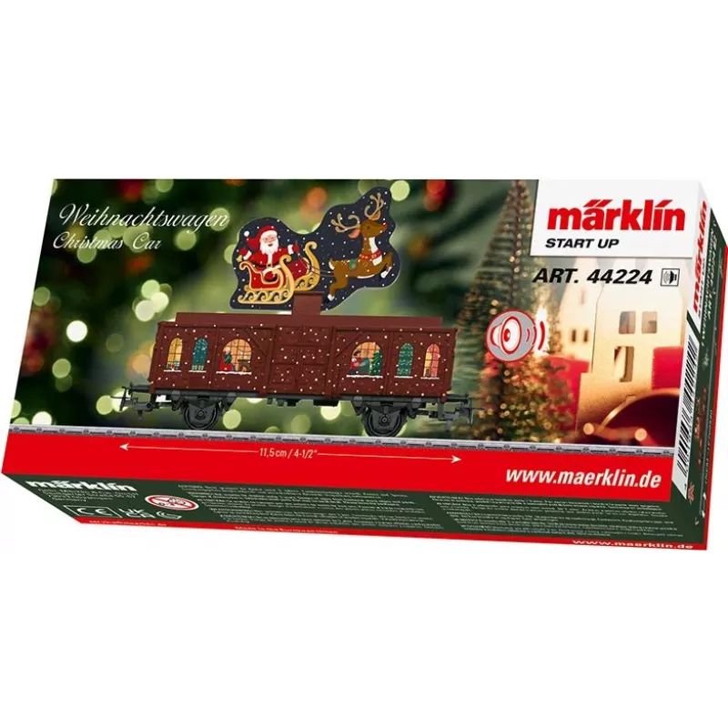 Märklin 44224 H0 Rlmms 56 platforminis vagonas su kroviniu, IV era