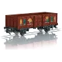 Märklin 44224 H0 Rlmms 56 platforminis vagonas su kroviniu, IV era