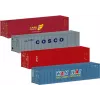 Märklin 76552 H0 mastelio 20 pėdų konteinerių rinkinys, 2 vnt., plastikinis, modelių geležinkelio krovininiams vagonams