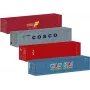 Märklin 76552 H0 mastelio 20 pėdų konteinerių rinkinys, 2 vnt., plastikinis, modelių geležinkelio krovininiams vagonams