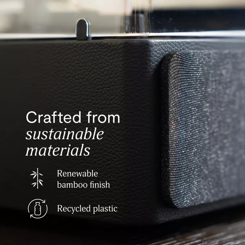 Marley Rise Up Turntable su įmontuotais stereo garsiakalbiais, Bluetooth In/Out